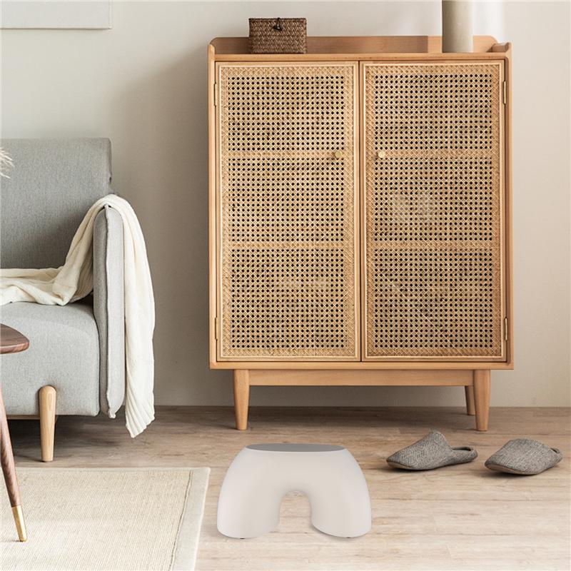 Guter kleiner runder Hocker Runder und bequemer Hocker für Zuhause Anti-Rutsch Hocker zum Schuhe wechseln Insta