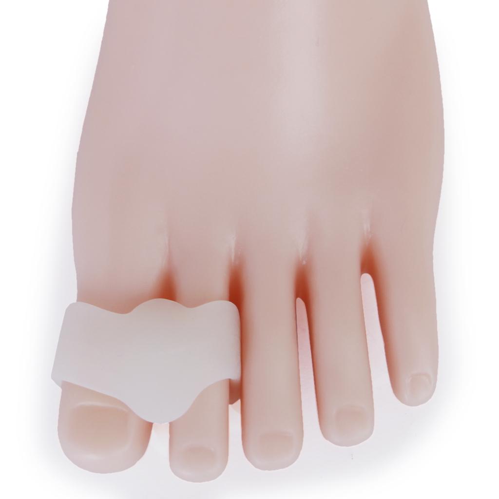 2 Holes Gel Toe Separators Stretchers Straightener Alignment