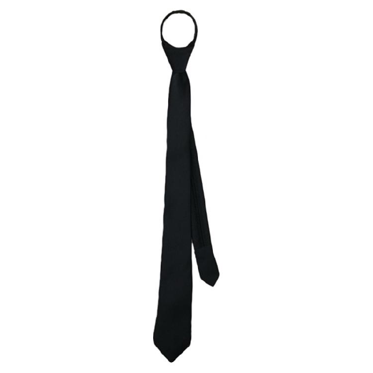 Cravatte maschili Cravatte casual con cerniera Camicia formale professionale Comoda cravatta con cerniera pigra Cravatte formali aziendali di colore nero