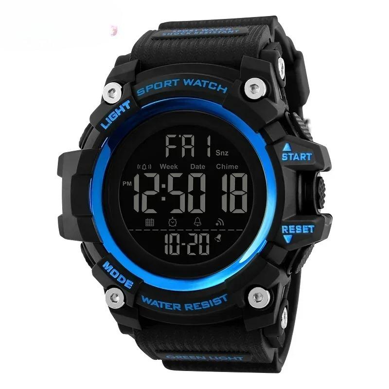 1384 Military Digital Mens Wristwatches Waterproof Sport Electronic Watch for Men Shockproof Clock 1358 Reloj Masculino