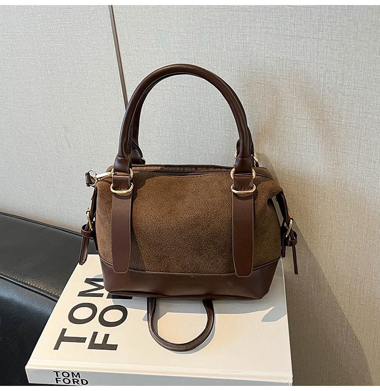 Vintage Patchwork Design Schulter Bost Taschen für Damen Koreanischer Stil Damen Pu Crossbody Tasche Vielseitige Reise Damen Handtaschen