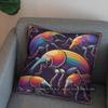 2D Colorful Beetles Decorative Digital Print Pillow Pattern Cushion Cover Suitable For Sofa Bedroom Car Pillow Cover