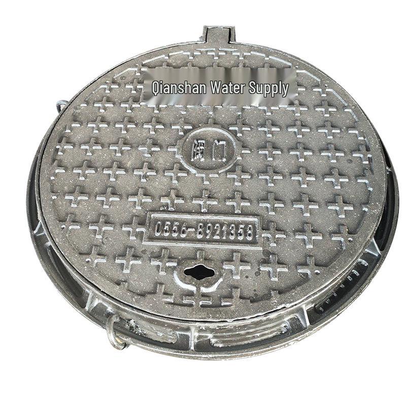 Heavy-Duty Ductile Iron Manhole Cover for Municipal Rainwater & Sewage, 1000x1150 Electric Power Cast Steel Manhole Cover.
