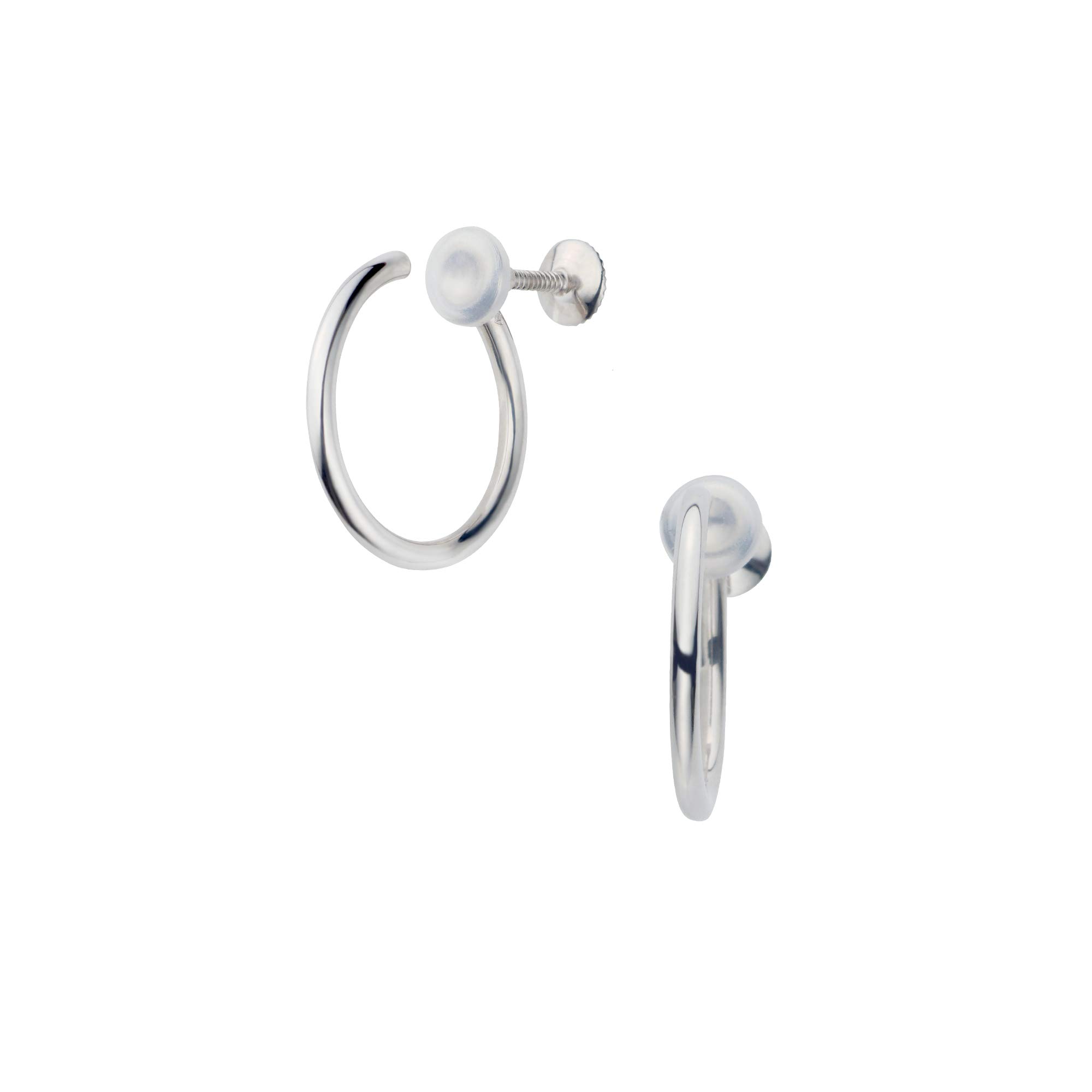 

Серьги-кольца Vendome, серебро 925 пробы GS6E0133 SI [Официальный] [VIH Aoyama] серебряный