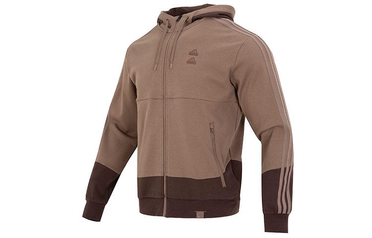 Куртки Adidas Мужские Кофейные С капюшоном Умеренные Другие IA6966 XL
