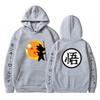 Anime Dragon Balls Fleece Lined Hoodie Teens Men Casual Long Sleeve Pullover Sweatshirt In Yellow Red Gray Black Pink