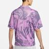 Air Jordan Flight Knit Print Loose Basketball Short Sleeve Shirt Men Tops Light-Purple CZ4736-591