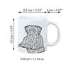 Rottweiler, Rott, Rottie - cup with a dog, personalized cup with a print, a classic gift for everyone from the Art-Dog brand