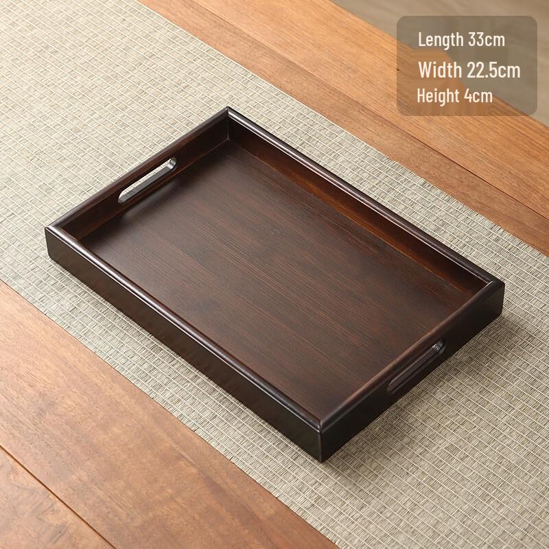 

Walnut Bamboo Rectangular Serving Tray