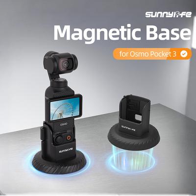 Sunnylife Magnetický držák pro DJI OSMO Pocket 3 Klipový držák pro akční kameru DJI Pocket 3 Cyklistické/Vlogové příslušenství