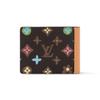 Louis Vuitton Lv X Tyler Kollaboration Logo Print Klappe Leder Geldbörse Unisex Geldbörse Mehrfarbig M83334