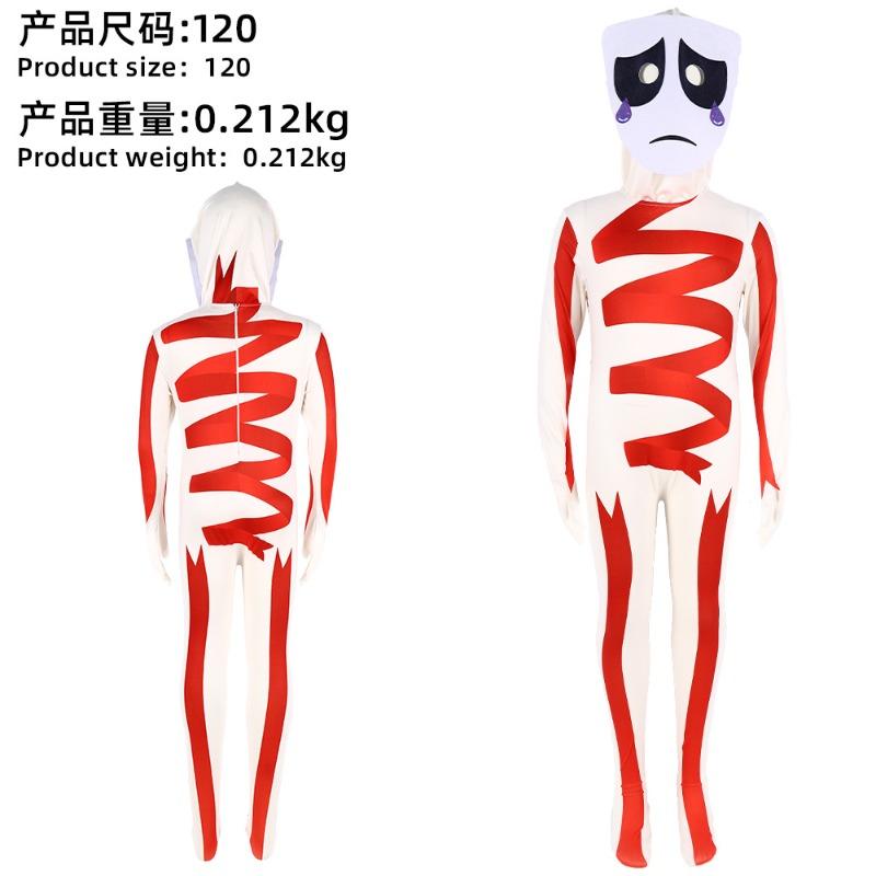 Halloween magic number circus cos Pamney clown onesie children's day stage costume