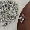 Thailand Silver Handmade Antique Anti-War Pendant Spacer Beads for Bracelets DIY Accessories 0036.