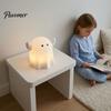 Soft Warm Diffused Lighting Cute Resin Ghost Night Light for Bedroom, Decorative LED Lamp Halloween Party Table Decor Desk Decor, Battery Operated