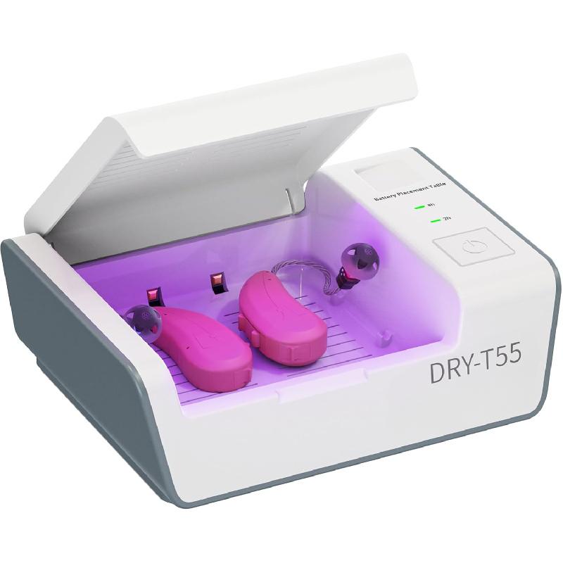 

Hearing Amplifiers Dryer Dehumidifier,Dual Mode Drying Selection,Drying Box Cleaning Kit,Removes Sweat & Moisture for Hearing Aids,Amplifiers,Earbuds