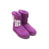 UGG Classic Short 2 Semišová kůže z hověziny Teplé Odolné Protiskluzové Ležérní Pohodlné Do půl lýtka Sněhule Dámské boty Fialové 1129231-PLSK