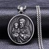 Icona Ortodossa Croce Statua Crocifisso Ciondolo Collana Acciaio Inossidabile Grunge Catena Maschile Collane Gioielli collare hombre NZZ293S02