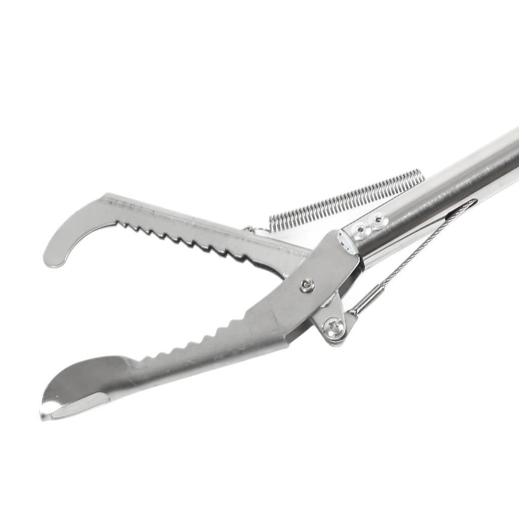 Stainless Steel Crab Tongs 30inch Portable Multifunctional Long Fish Tongs for Crab Seafood Octopus Bend Clip