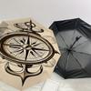 1PC Compass AnchorAutomatic Open/Close Umbrella with Windproof, 8-Rib Sturdy Canopy, Durable Ribs, Fashionable Design1218A