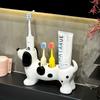Spotted Dachshund Family Toothbrush Holder, Fits Electric Toothbrushes, Bathroom Storage & Valentine Gift