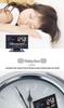 Creative Temperature & Humidity Alarm Clock with Voice-Activated Backlight for Bedroom or Office