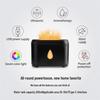 Silent Aromatherapy Flame Humidifier with Atmosphere Lamp for Bedroom