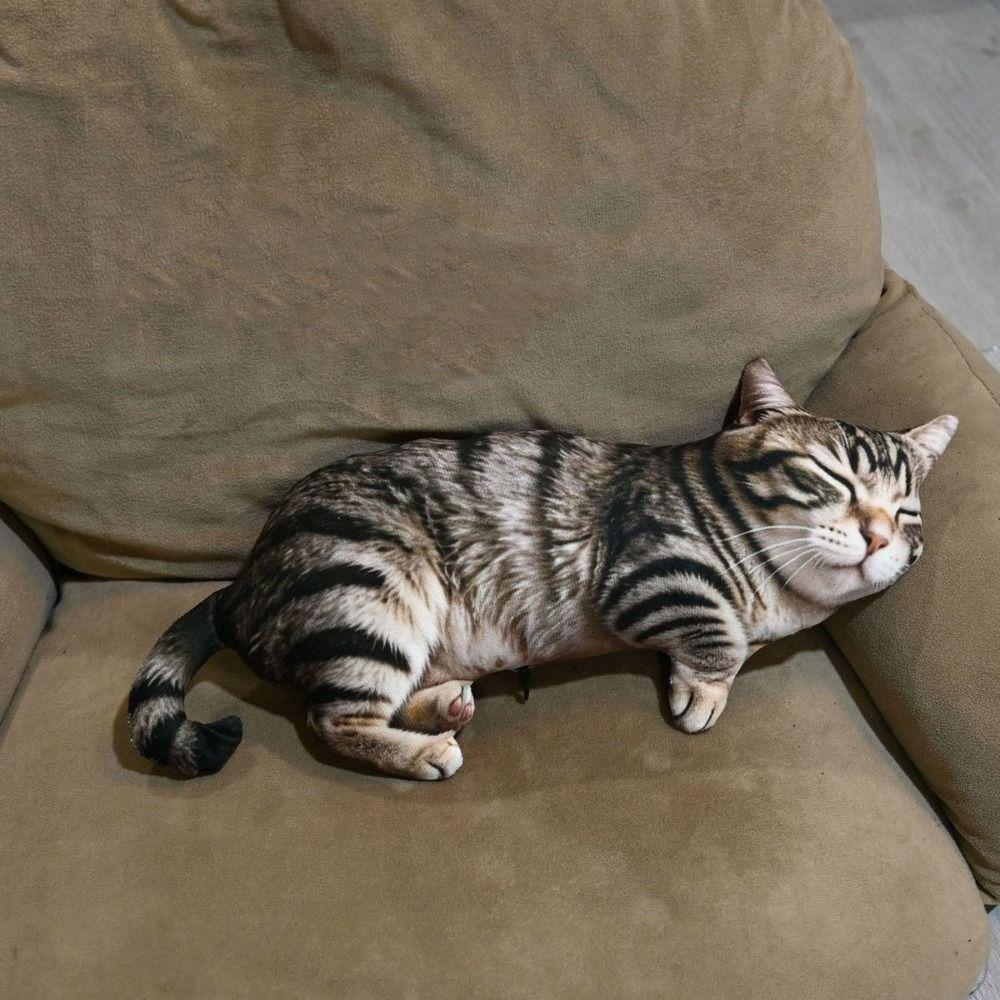 PP Cotton Filled Animal Body Pillow Plush Material Cat Keychain Animal Cushion Doll Toys For Kids