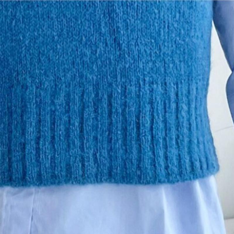 Shop Women S Daily V Neck Layered Knit VeSt Korea Made Won wVS Wfjn3dx