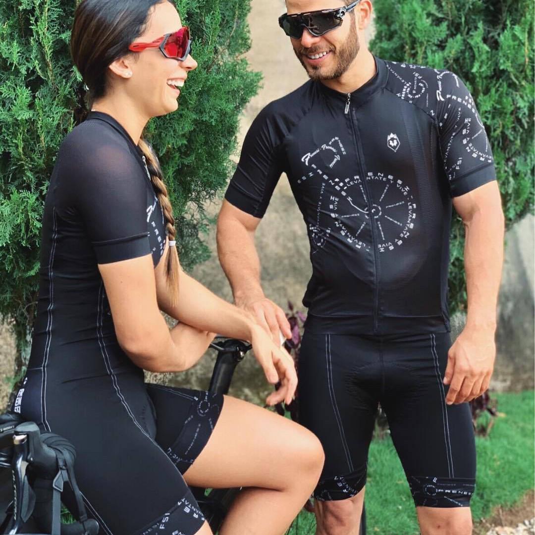 

FRENESI Unisex Summer Cycling & Triathlon Short Sleeve Onesie XS
