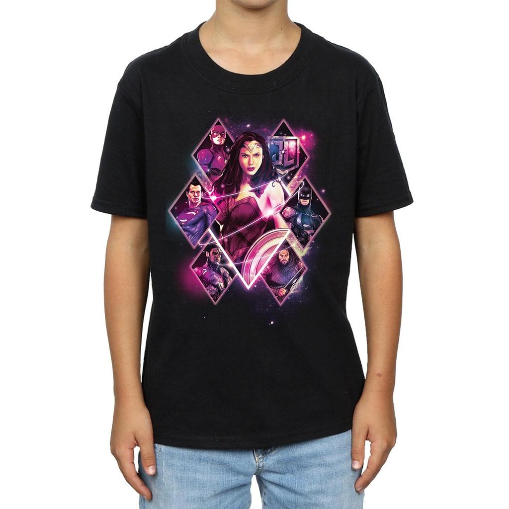 DC Comics Boys Justice League Movie Team Diamonds T-Shirt