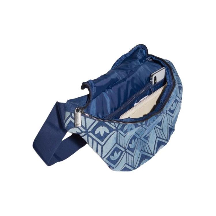 New Adidas Originals Polyester Sling Bag, Crossbody Bag, Fanny Pack Regular Unisex Blue HD7016