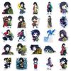Giyu Tomioka Waterproof Stickers: 50 High-Definition Demon Slayer Characters for Journals and Stationery