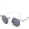 New Arrival Fashion Wind Vintage Retro Transparent Frame Sunglasses Round Sun Glasses Men And Women