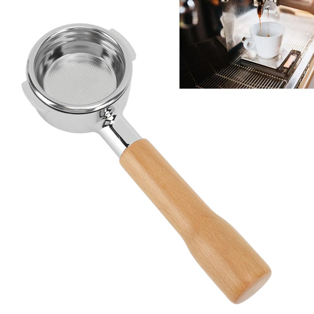 58mm Bottomless Coffee Portafilter Single Layer Aluminum Alloy Portafilter Coffee Machine Bottomless Filter For Expobar