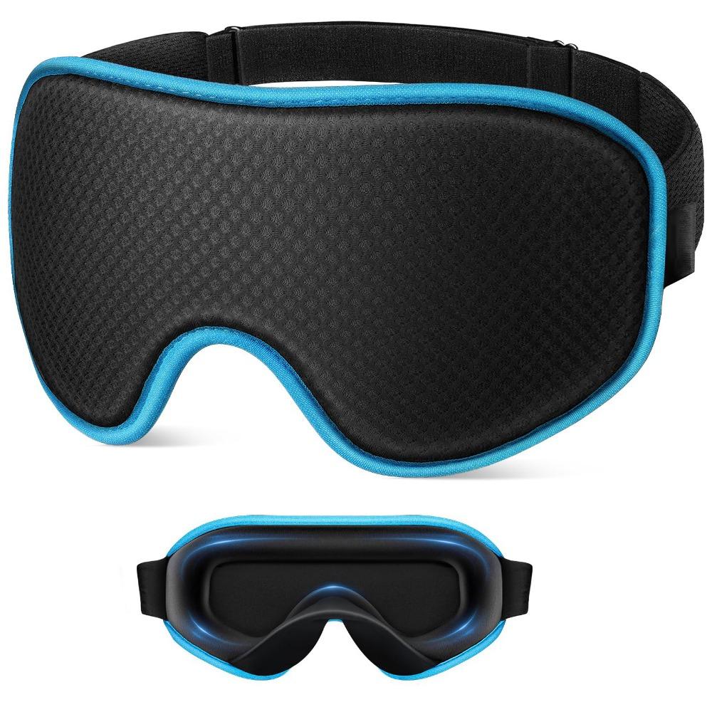 Soft Padded Blocking Light Eye Mask Relax Blindfold Eye Shade Blindfold 3D Sleeping Mask  Relax