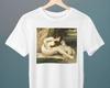 Nude Woman with a Dog, Gustabe Courbet, Unisex T-Shirt, Art T-Shirt, Fine Art, Gift for Her, Gift for Him