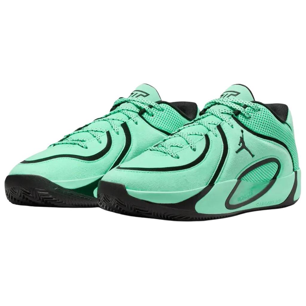 Jordan Tatum 4 Breathable And Resilient Basketball Shoes Men's Green Black HQ4613-300
