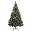 VidaXL Artificial Christmas Tree 300 LED 240 Cm, Christmas Tree, Realistic Christmas Tree, Christmas Ornament, Fake Christmas Tree, 3315777