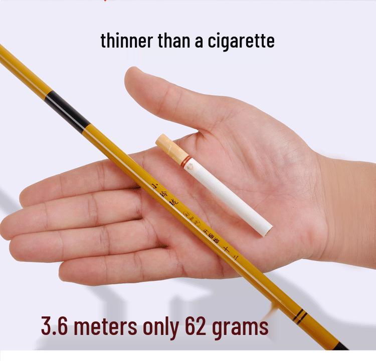 Xiaolinglong 46 Action Carbon Crucian Fishing Rod - Lightweight, Durable & Comfortable.