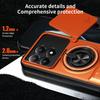 For Xiaomi 15T Magnetic Case Ring Holder Foldable Kickstand TPU PC Phone Cover with Camera Lens Slider