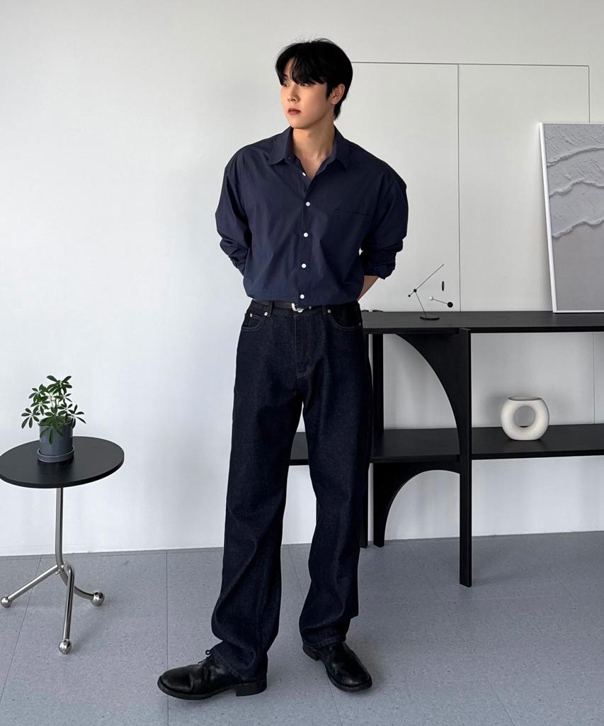 HYOJI 26 Ss Semi-Crop Bio-Washed Shirt (8 Colors)