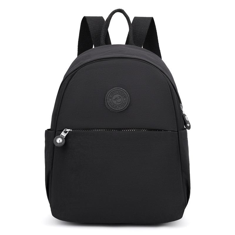 New Trendy Art Outdoor Travel Backpack Solid Color Simple Fashion Medium Mom Backpack Casual Women's Backpack