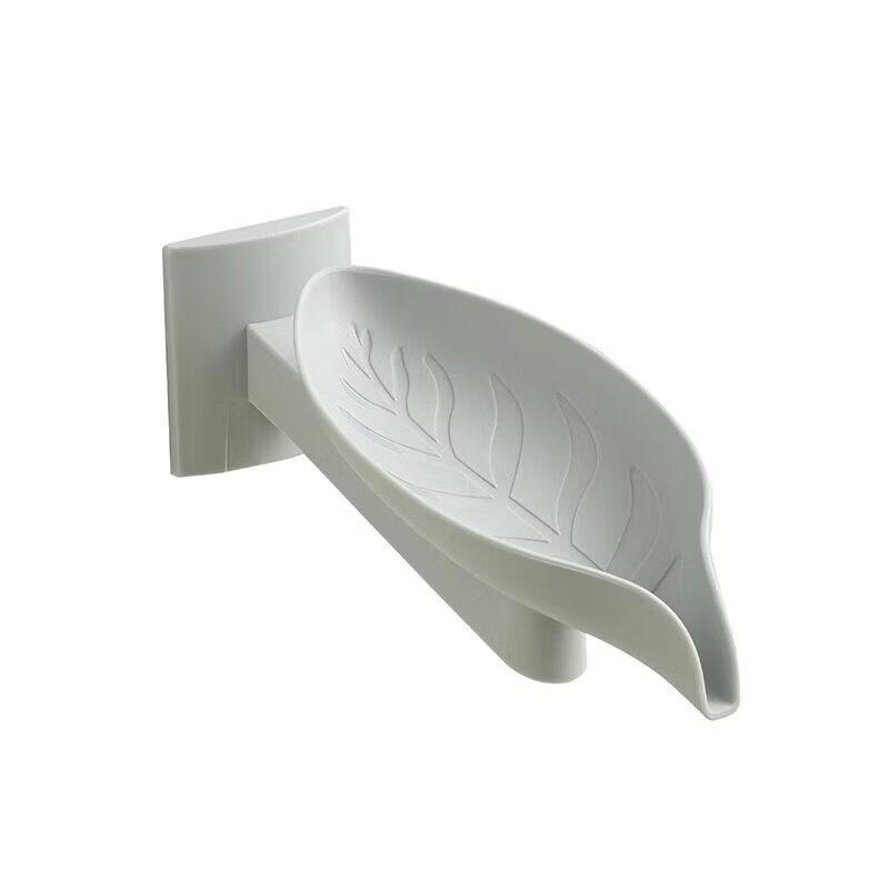 Leaf-Shaped Suction Cup Soap Holder