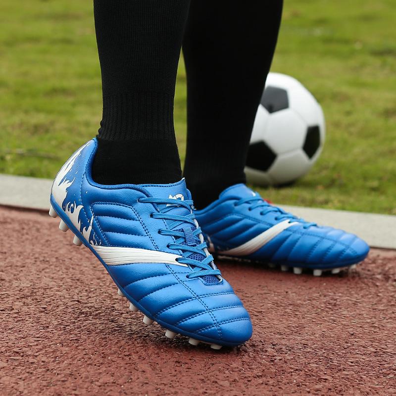 Neuer Fabrikdirektverkauf Trainingsschuhe verschleißfest rutschfest Fußballschuhe Kinder Schulsport Rasen Stollen