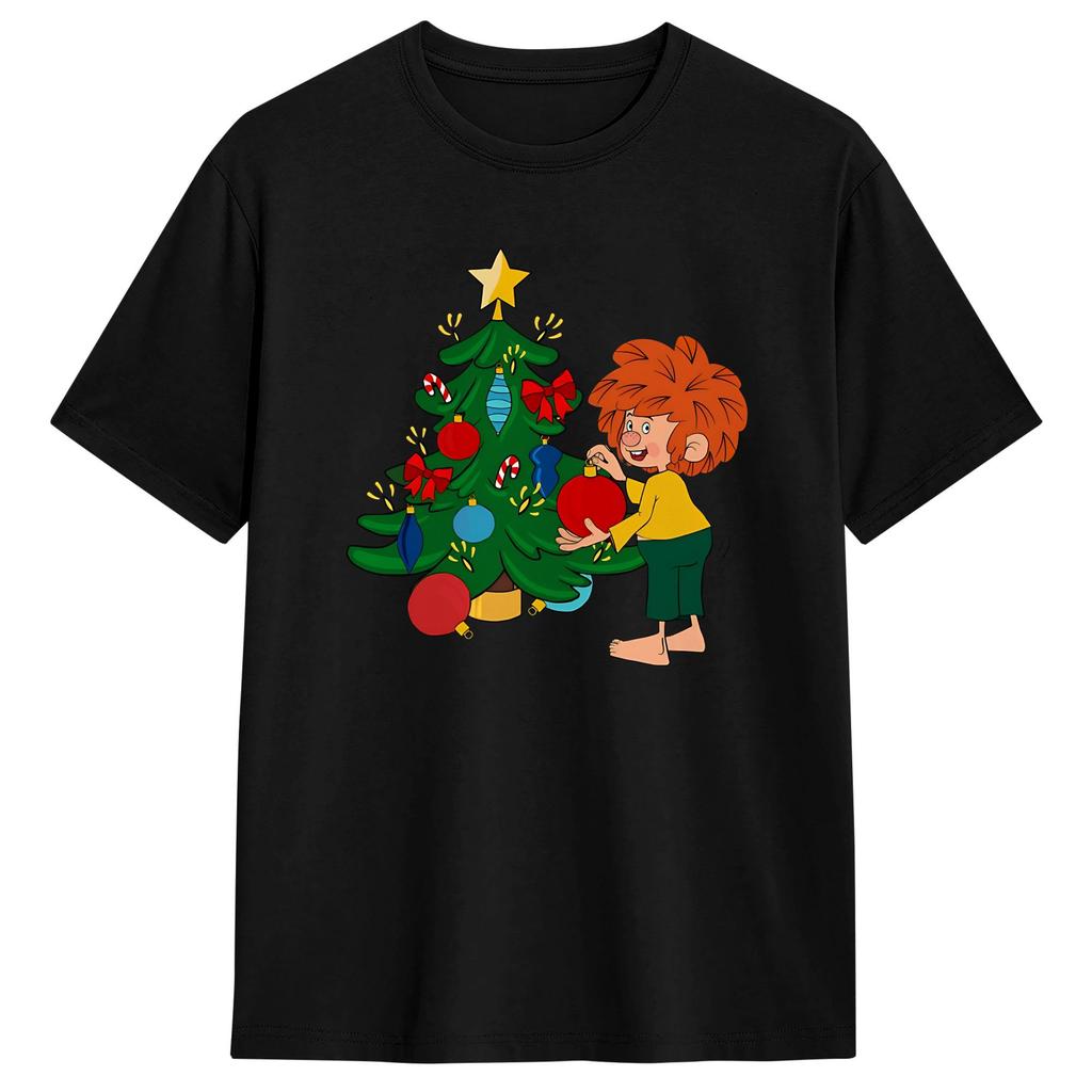 Unisex TShirt PPumuckls T Shirts Trending Summer Tee Shirt YK Funny Pure Cotton Clothing Plus Size XL