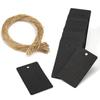 100pcs Paper Jewelry Packaging Blank Labels Display THANK YOU Tags Price Stickers With Rope Necklace Making Bracelet Supplies