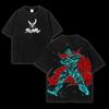 Vintage Washed Tengen Toppa Gurren Lagann Tshirt personality Clothes Unisex Oversized Suitable for all seasons high quality