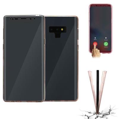 Kryształ przezroczysty 360 hybrydowy silikonowy pełny futerał Skórki dla Samsunga Note 9 CXX238
