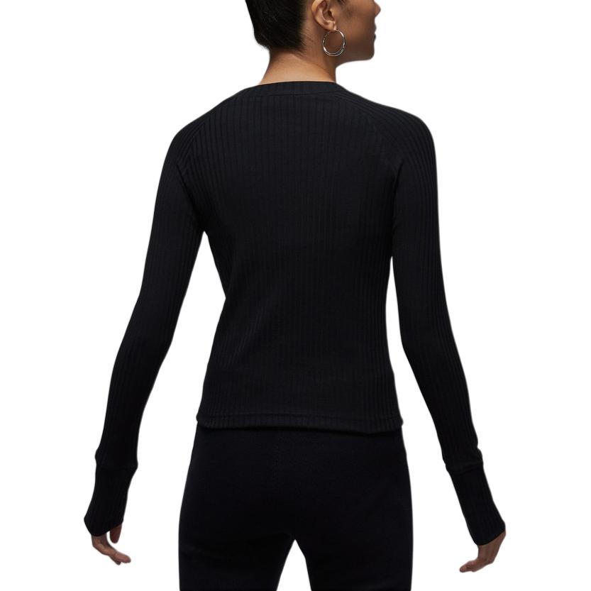 Jordan Women's Flight Long-Sleeve T-Shirt Black/Sail IO9717-010