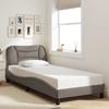 VidaXL Bed Frames with Headboard, Upholstered Bed, Slatted Bed Base, Single Bed, Adult Bedroom Bed 3207741